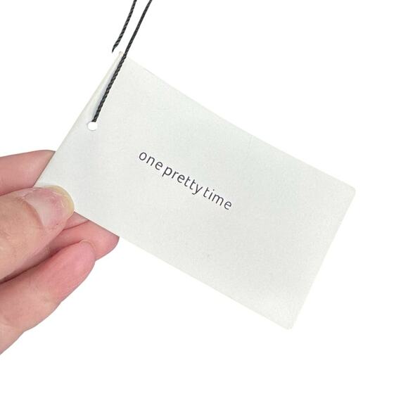 OPT One Pretty Time Cava Black and White Polka Dot Tiered Midi Dress NWT - Picture 8 of 9